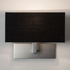 Kép 7/7 - Astro 1080022 fürdőszoba fali lámpa matt nikkel fekete fém textil
