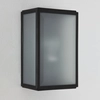 Kép 6/6 - Astro Homefield 1095008 fürdőszoba fali lámpa fekete opál fém