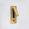 Kép 1/2 - Astro Fuse 3 USB 1215103 fali olvasólámpa matt arany