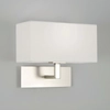 Kép 1/5 - Astro Park Lane 1080009 fürdőszoba fali lámpa matt nikkel fehér fém