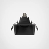Kép 2/3 - Astro Minima Slimline Square Fixed Fire-Rated IP65 1249039 álmennyezetbe építhető lámpa fekete