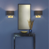 Kép 5/7 - Astro 1080022 fürdőszoba fali lámpa matt nikkel fekete fém textil
