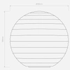 Kép 3/3 - Astro Tacoma Ribbed Glass 5036003 átlátszó üvegbúra