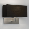 Kép 2/7 - Astro 1080022 fürdőszoba fali lámpa matt nikkel fekete fém textil