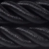 Kép 2/3 - 3Xl Elektromos Kábel, Elektromos Kábel 3X0,75. Fényes Fekete Szövetborítás. Átmérője 30Mm.