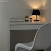 Kép 5/5 - Impero szövet lámpabúra E27-es rögzítéssel asztali vagy fali lámpához - Made in Italy fekete cinette