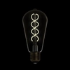 Kép 2/3 - LED izzó arany B01 5V Collection Spiral Filament Edison ST64 1,3W E27 Dimmelhető 2500K