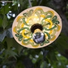 Kép 7/7 - Mini Ellepì 'Maioliche' Lapos Lámpaernyő, Ideális Függesztett És Fali Lámpákhoz Vagy Lámpafüzérekhez, 24 Cm Átmérőjű