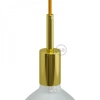 Kép 1/3 - Hengeres fém E27 lámpatartó készlet 7 cm-es kábelbilincssel