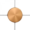 Kép 1/3 - Mini hengeres fém 4 oldalsó lyukas mennyezeti rózsa készlet (csatlakozódoboz)