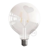 Kép 1/7 - LED Light Bulb Globe G125 Short Filament - Tattoo Lamp® Cuore 4W E27 2700K