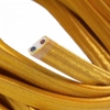 Kép 2/6 - Elektromos Kábel String Lights Számára, Műselyemszövet Gold Cm05 Bevonattal