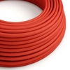 Kép 1/3 - Creative-Cables Round Electric Cable covered by Rayon solid color fabric RM09 Red XZ3RM09 elektromos kábel