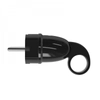 Kép 4/5 - Creative-Cables Schuko comfort 16A 250V Black plug with ring ST16A1NE dugók fekete műanyag