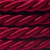 Kép 2/3 - Xl Elektromos Kábel, Elektromos Kábel 3X0,75. Fényes Sötét Bordeaux Szövet Borítás. Átmérő 16Mm.