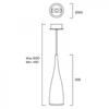 Kép 2/2 - Leds-C4 Clear 00-2872-78-M2 Egyágú Függeszték Fehér Fehér Acél Acél