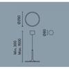 Kép 4/5 - Leds-C4 Net 00-3685-Bw-M1 Modern Függeszték Fehér Alumínium