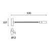 Kép 2/2 - Leds-C4 Tip 05-5296-Dn-Dn Falikar Arany Alumínium