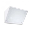 Kép 1/3 - Leds-C4 CURIE GLASS 05-9884-14-CL kültéri fali led lámpa fehér fehér alumínium üveg