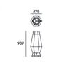 Kép 2/2 - Leds-C4 Legato 25-5931-05-20 Állólámpa Fekete Bézs Acél Szövet
