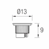 Kép 3/3 - Leds-C4 Gea 55-9663-Ca-Cl Talajba Süllyeszthető Lámpa Inox Üveg
