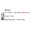 Kép 3/4 - Mantra CUADRAX SN 0004031 asztali lámpa szatinált nikkel