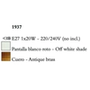 Kép 3/3 - Mantra NINETTE 1937 asztali lámpa  sárgaréz   fém