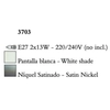 Kép 3/3 - Mantra LUA 3703 asztali lámpa szatinált nikkel fém