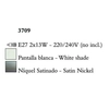 Kép 3/3 - Mantra LUA 3709 állólámpa szatinált nikkel fém