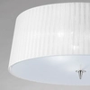 Kép 2/3 - Mantra Loewe Cromo 4640 Mennyezeti Lámpa Króm Fehér Fém Textil