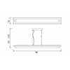 Kép 6/6 - Mantra Tube 5531 Modern Függeszték Króm Kristály