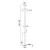 Kép 5/5 - MANTRA VERTICAL 7353 ÁLLÓLÁMPA FEHÉR LED DIMMABLE