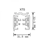 Kép 2/2 - Mantra 3 phase track - 1000mm XTS41003 sínrendszeres világítás fehér alumínium