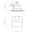 Astro Blanco 1253003 Álmennyezetbe építhető lámpa fehér 1 x 50W Max GU10 12,5 x 12,3 x 14 cm Astro Blanco 1253003 Álmennyezetbe építhető lámpa fehér 1 x 50W Max GU10 12,5 x 12,3 x 14 cm