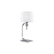 Azzardo Impress AZ-1107 Asztali lámpa króm fehér 1 x E27 max. 60W 24 x 18 x 14 cm Azzardo Impress AZ-1107 Asztali lámpa króm fehér 1 x E27 max. 60W 24 x 18 x 14 cm