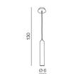 Azzardo Tubo AZ-1236 Egyágú függeszték fekete fekete 1 x GU10 max. 50W 120 x 6 x 6 cm Azzardo Tubo AZ-1236 Egyágú függeszték fekete fekete 1 x GU10 max. 50W 120 x 6 x 6 cm