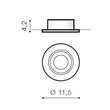 Azzardo Remo AZ-GM2118R-WH-ALU Álmennyezetbe építhető lámpa fehér 1 x GU10 max. 50W 4,2 x 11,5 x 11,5 cm Azzardo Remo AZ-GM2118R-WH-ALU Álmennyezetbe építhető lámpa fehér 1 x GU10 max. 50W 4,2 x 11,5 x 11,5 cm
