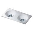 Azzardo Hugo AZ-GM2203S-CH-WH Álmennyezetbe építhető lámpa króm 2 x GU10 max. 50W 4,2 x 23,3 x 11,5 cm Azzardo Hugo AZ-GM2203S-CH-WH Álmennyezetbe építhető lámpa króm 2 x GU10 max. 50W 4,2 x 23,3 x 11,5 cm
