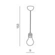 Azzardo Otus AZ-1643 Egyágú függeszték króm átlátszó 1 x G9 max. 40W 153 x 9 x 9 cm Azzardo Otus AZ-1643 Egyágú függeszték króm átlátszó 1 x G9 max. 40W 153 x 9 x 9 cm