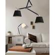 Azzardo Zyta AZ-MT2300-S-WH Éjjeli asztali lámpa fekete fehér 1 x E27 max. 60W 79 x 70,5 x 20 cm Azzardo Zyta AZ-MT2300-S-WH Éjjeli asztali lámpa fekete fehér 1 x E27 max. 60W 79 x 70,5 x 20 cm