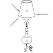 Fabas Luce ADE 2533-34-102 Asztali lámpa fehér 1 x max 60 E14 + 1 x max 25 G9 W 33x20 cm Fabas Luce ADE 2533-34-102 Asztali lámpa fehér 1 x max 60 E14 + 1 x max 25 G9 W 33x20 cm