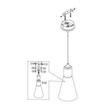 Fabas Luce DIANA 2753-40-138 Egyágú függeszték króm 1 x max 75 E27 W Max 200x14 cm Fabas Luce DIANA 2753-40-138 Egyágú függeszték króm 1 x max 75 E27 W Max 200x14 cm
