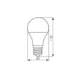 Kanlux RAPID MAXX LED 23282 LED izzó E27 E27 12W 1050lm 3000K 180° Kanlux RAPID MAXX LED 23282 LED izzó E27 E27 12W 1050lm 3000K 180°