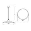 Kanlux Jovit 24250 Egyágú függeszték piros 1 x E27 max. 40W 100 x 27,1 x 27,1 cm Kanlux Jovit 24250 Egyágú függeszték piros 1 x E27 max. 40W 100 x 27,1 x 27,1 cm