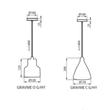 Kanlux Gravme 24280 Egyágú függeszték fekete beton 1 x E27 max. 20W 140 x 12 x 12 cm Kanlux Gravme 24280 Egyágú függeszték fekete beton 1 x E27 max. 20W 140 x 12 x 12 cm