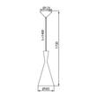 Kanlux Bellie 24320 Étkező lámpa fekete fekete 1 x E27 max. 60W 140 x 18,5 x 18,5 cm Kanlux Bellie 24320 Étkező lámpa fekete fekete 1 x E27 max. 60W 140 x 18,5 x 18,5 cm