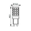 Kanlux 24522 LED izzó G9 ZUBI LED Kanlux 24522 LED izzó G9 ZUBI LED
