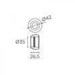 Leds-C4 BIT 05-3308-S2-00 Beépíthető lámpa alumínium alumínium Leds-C4 BIT 05-3308-S2-00 Beépíthető lámpa alumínium alumínium