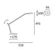 Leds-C4 QUEEN 10-3273-E4-Y2 Íróasztal lámpa antik réz fém Leds-C4 QUEEN 10-3273-E4-Y2 Íróasztal lámpa antik réz fém