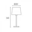 Leds-C4 TORINO 10-4695-Y2-82 Asztali lámpa barna acél Leds-C4 TORINO 10-4695-Y2-82 Asztali lámpa barna acél